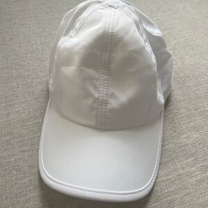 Ponyflo white baseball hat